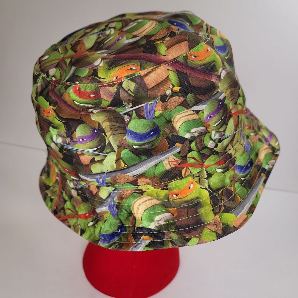 Nickelodeon Teenage Mutant Ninja Turtles Kids Bucket Hat Target Sun Cap OS 2015 - Picture 11 of 11